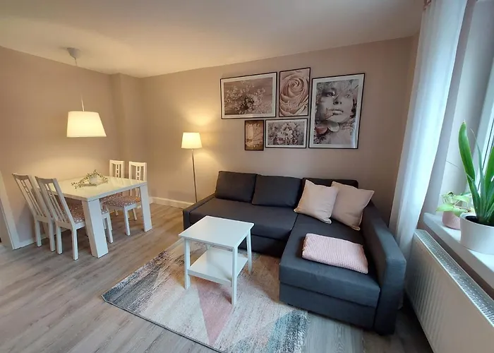 Helles modern eingerichtetes Apartment